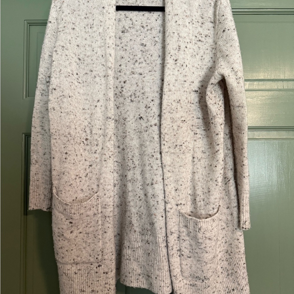 Madewell Speckled Cream Cardigan